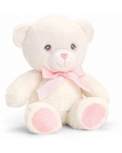 Keel Toys Keeleco - Ursuleț de pluș cu panglică, 20 cm, roz -1