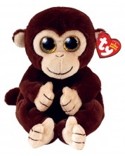 Jucărie de pluș TY Toys Beanie Bellies - Maimuţă Matteo, 15 cm