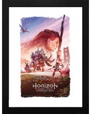 Poster cu ramă GB eye Games: Horizon Forbidden West - Key Art -1