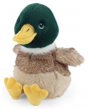 Jucărie de pluș Keel Toys Keeleco - Rață cu cap verde, 18 cm - imagine 1
