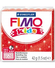 Pasta polimerica Staedtler Fimo Kids - culoare rosu stralucitor -1