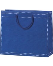Sacosa de cadou Giftpack - 25 x 10 x 22 cm, albastru