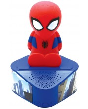 Boxă portabilă Lexibook - Spider-Man BTD80SP, albastru/roșu