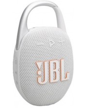 Boxă portabilă JBL - Clip 5, albă