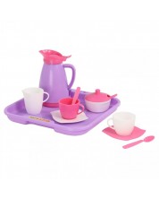 Set de servit ceaiul pentru copii Polesie Toys - Alice, 12 piese