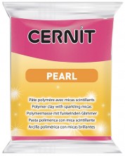 Argila polimerică Cernit Pearl - Magenta, 56 g