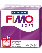 Lut polimeric Staedtler Fimo Soft - 57 g, purpuriu -1