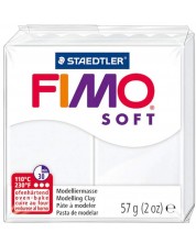 Lut polimeric Staedtler Fimo Soft - Alb, 57 g	 -1