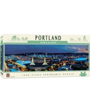 Puzzle panoramic Master Pieces din 1000 de piese - Portland, Oregon -1