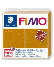 Lut polimeric Staedtler Fimo - Leather 8010, 57g, ocru