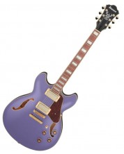 Chitară semi-acustică Ibanez - AS73G, Metallic Purple Flat -1