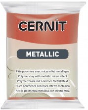 Argila polimerică Cernit Metallic - Auriu roșcat, 56 g