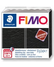 Lut polimeric Staedtler Fimo - Leather 8010, 57g, negru -1