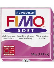 Lut polimeric Staedtler Fimo Soft - 57 g, zmeura -1