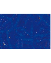 Hartie de impachetat cadouri Susy Card - Albastru inchis si galben, 70 x 200 cm -1