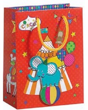 Pungă cadou Zoewie - Circus, 17 x 9 x 22.5 cm	
