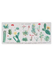 Mouse pad Erik - Botanical Cacti, XL, moale, multicolor -1