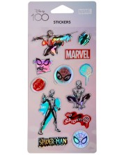 Stickere Pop Up Cool Pack Negru - Disney 100, Spider-Man -1