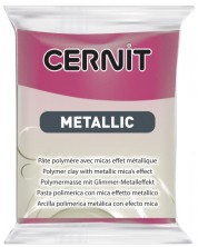 Argila polimerică Cernit Metallic - Magenta, 56 g -1