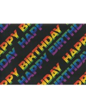 Hartie de impachetat cadouri Susy Card - Happy Birthday, 70 x 200 cm -1