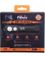 Set cadou Fenix - lanternă frontală HM71R și lanternă E02R