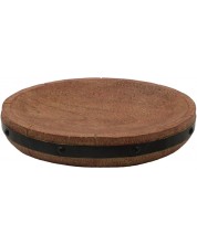 Suport pentru săpun Inter Ceramic - Coconut, 13.8 x 11 x 2.5 cm, maro -1