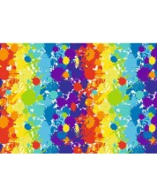Hartie de impachetat cadouri Susy Card - Culorile curcubeului, 70 x 200 cm