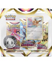 Pokemon TCG: Sword & Shield - Astral Radiance 3 Pack Blister - Eevee -1