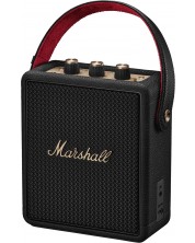 Boxă portabilă Marshall - Stockwell III, neagră și alama