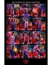 Poster maxi Pyramid - Stranger Things (Character Montage) -1