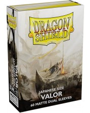Protecții pentru cărți de joc Dragon Shield Dual Sleeves - Small Matte Valor (60 buc.) -1