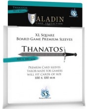 Protecții pentru cărți de joc Paladin - Thanatos 100 x 100 (55 buc.) -1