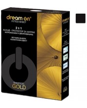 Protector de saltea Dream On - Smartcel Gold, negru -1
