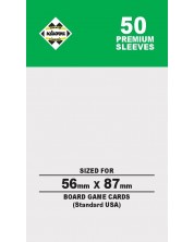 Protecții pentru cărți de joc Kaissa Premium Sleeves 56 x 87 mm (Standard USA) - 50 buc. -1