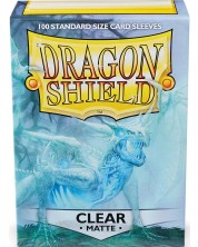 Manșoane Dragon Shield - Matte Clear (100 buc.)