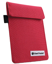 Protector pentru chei de mașină Silent Pocket - roșu -1