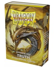 Protecții pentru cărți de joc Dragon Shield Dual Sleeves - Small Matte Truth (60 buc.) -1