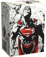 Protecții pentru cărți Dragon Shield - Matte Dual Art Sleeves Standard Size, Superman Core (100 buc.) -1