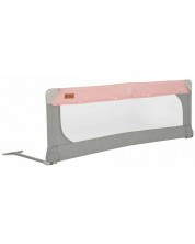 Perete despărțitor pentru pat cangur - Lenjerie, 130 cm, roz 