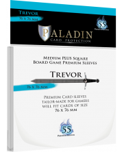 Protecții pentru cărți de joc Paladin - Trevor 76 x 76 (55 buc.) -1