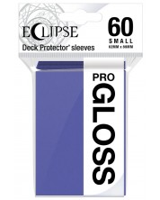 Protecții pentru cărți Ultra Pro - Eclipse Gloss Small Size, Royal Purple (60 buc.) -1