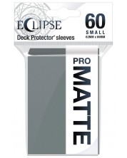 Protecții pentru cărți  Ultra Pro - Eclipse Matte Small Size, Smoke Grey (60 buc.) -1