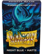 Protecții pentru cărți de joc Dragon Shield - Small Matte Night Blue (60 buc.) -1