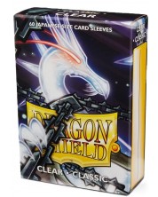 Protecții pentru cărți de joc Dragon Shield Sleeves - Small Matte Turquoise(60 buc.)