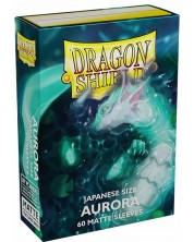 Protecții pentru cărți de joc Dragon Shield Sleeves - Small Matte Aurora (60 buc.) -1
