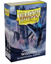 Protecții pentru cărți de joc Dragon Shield Dual Wisdom Sleeves - Small Matte (60 buc.)