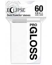 Protecții pentru cărți Ultra Pro - Eclipse Gloss Small Size, Arctic White (60 buc.) -1