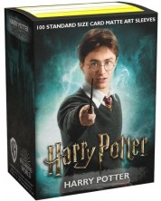Protecții pentru cărți Dragon Shield - Matte Art Sleeves Standard Size, Harry Potter (100 buc.)