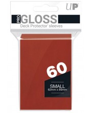 Protecții pentru cărți Ultra Pro - PRO-Gloss Small Size, Red (60 buc.) -1