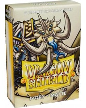 Protecții pentru cărți de joc Dragon Shield Sleeves - Small Matte Ivory (60 buc.) -1